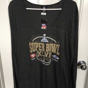 Super Bowl XLVII long sleeve shirt